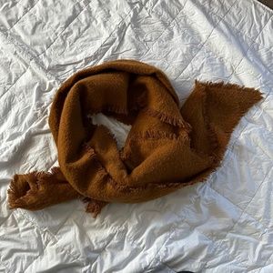 OVERSIZED Burnt Mustard Yellow Urban Outfitters Scarf